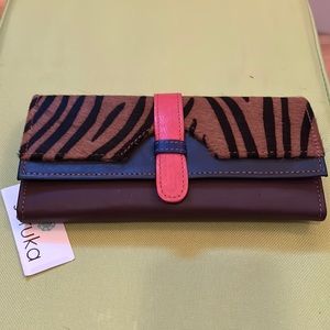 Soruka Animal Mulit Color Leather Wallet